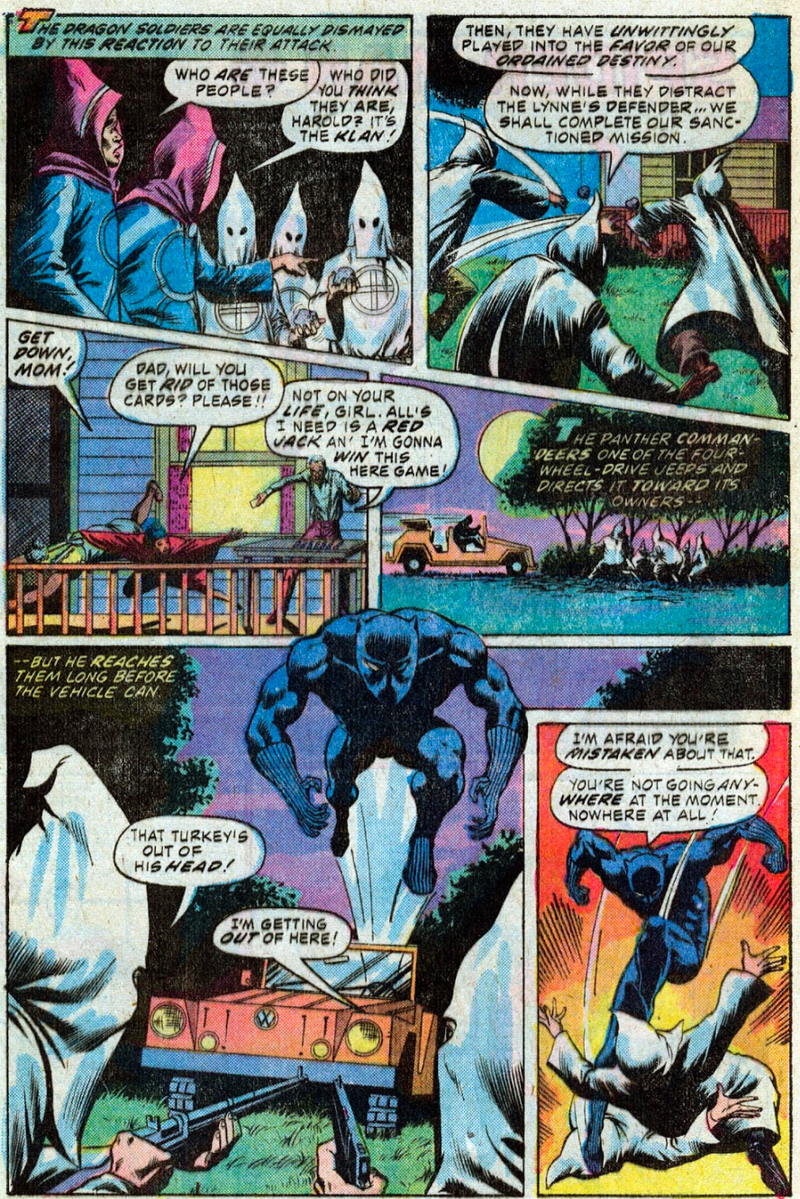 Illustration for article titled Marvel's Black Panther Has Been Fighting White Supremacists For Decades and He's Not About To Stop
